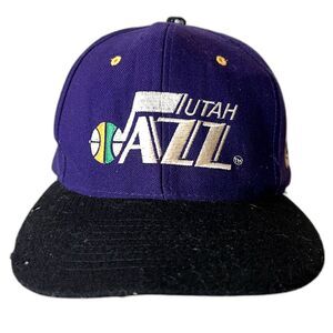 1992 - 1993 Vintage Mens Utah Jazz NBA Basketball Snapback Baseball Hat Cap OSFA